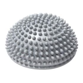 Half-ball Muscle Foot Body Exercise Stress Release Fitness Yoga Massage Ball Health Yoga Training Accessories (Color: GRAY)