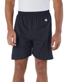 Adult Cotton Gym Short - BLACK - S (Color: NAVY, size: M)