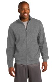 Sport-Tek Full-Zip Sweatshirt ST259 (Color: Vintage Heather, size: XL)