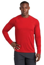 Sport-Tek Long Sleeve Rashguard Tee ST470LS (Color: True Red, size: L)