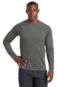 Sport-Tek Long Sleeve Rashguard Tee ST470LS (Color: Dark Smoke Grey, size: M)
