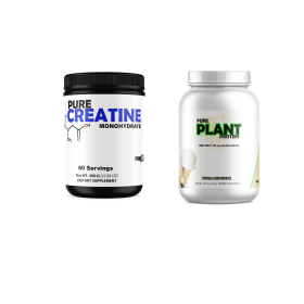 Creatine Bundle (Creatine: Pure Creatine, Protein: Pure Plant Protein Vanilla)
